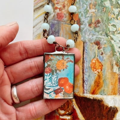 “A quiet calm life” necklace no.02