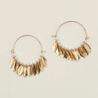 Bloom and Glow Hoop Earrings - FINAL SALE - Thumbnail 1