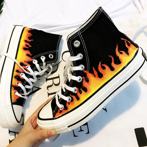 flaming moes sneakers