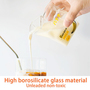 Hot Sales Novelty Half Pint Creamer Milk Cute Carton Glass Cup Coffee Glass Juice Cup Unique Design Pure Handmade Crafts MJ-2