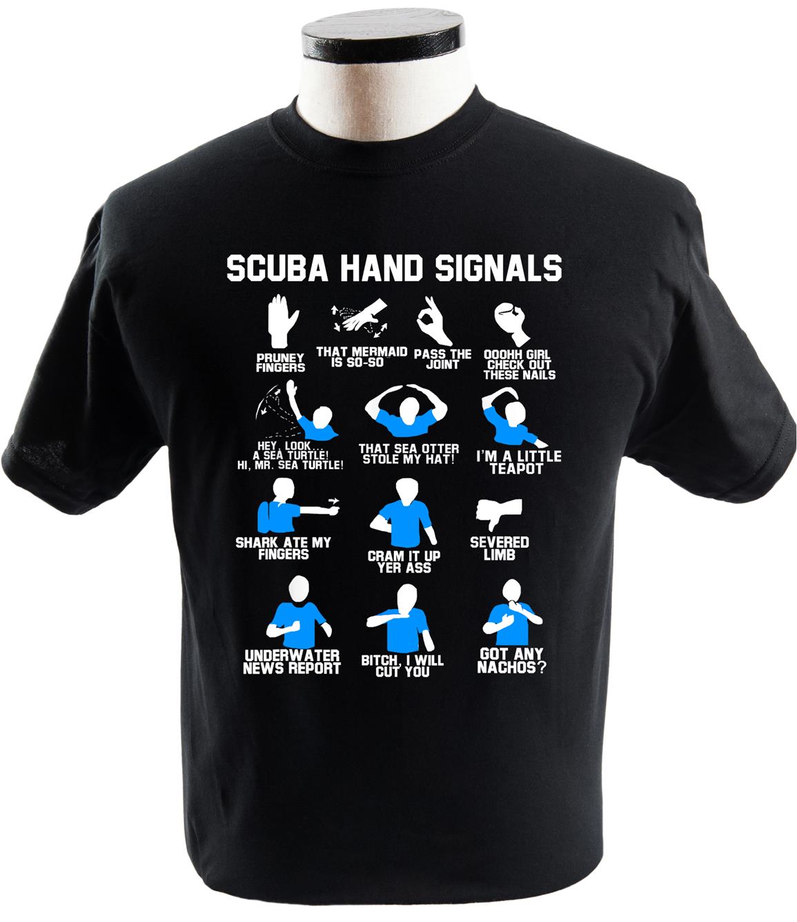 Diver Hand Sign Funny Scuba Hand Signals on Storenvy