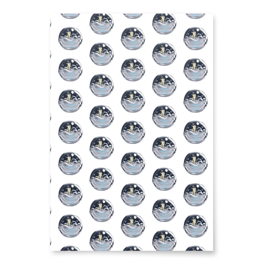 Bubbly bubbles Wrapping paper sheets on Storenvy