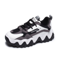Women's New Fashion Panda Trainers In Trend Lace Up Soft Impact Platform Sneakers Ladies Sports Chic Running Shoes Night Out Cool Trainers - Thumbnail 6