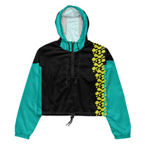 Womens cropped windbreaker