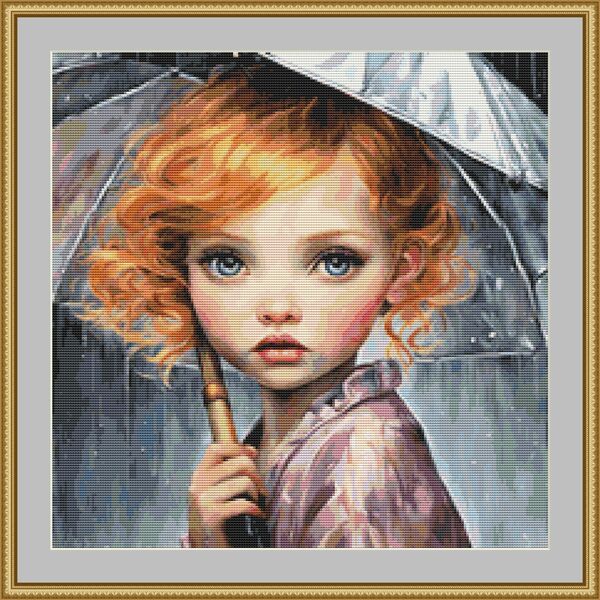 Cute Face Cross Stitch