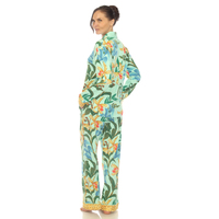 White Mark Women's 2-PC Wildflower Print Pajama Set - Thumbnail 7