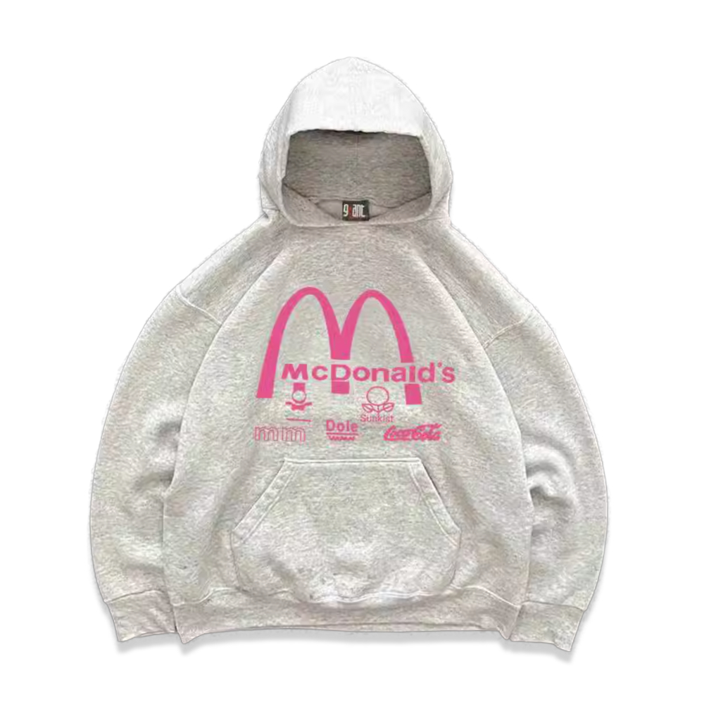 Grimykids スウェット マクドナルド 90s McDONALD'S HOODIE GRAY · STORE CAT CAT · Online Store