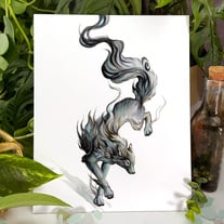 Ink Black Wolf - Print
