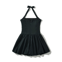 Sexy slim fit strappy halterneck dress and short skirt - Thumbnail 2