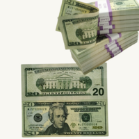 Prop Money 175 Pieces X $20+ $10 +$5 High-Quality Fake bills for Photography and Entertainment Double sided - Thumbnail 1