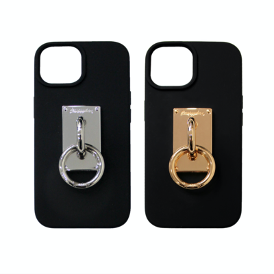 Black small o ring phone case - Thumbnail 1