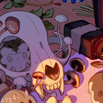 Witch hams print