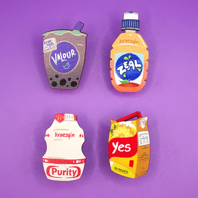 Aussie asian drinks wooden pins