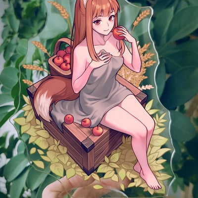 Holo spice and wolf standee