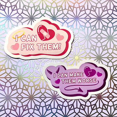 Toxic stickers