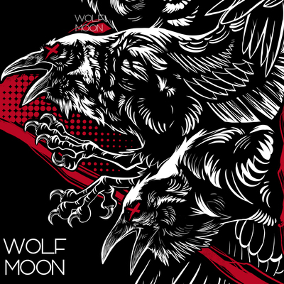 Red omen tee