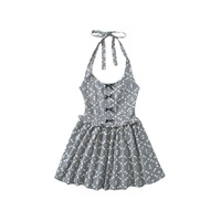 Sexy backless halter neck dress - Thumbnail 2