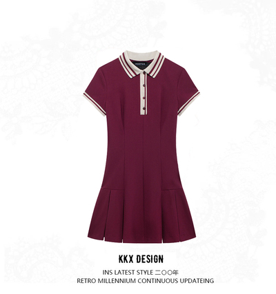 College style slim fit short sleeves