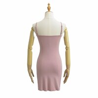 Bow Tie Slim Dress - Thumbnail 1