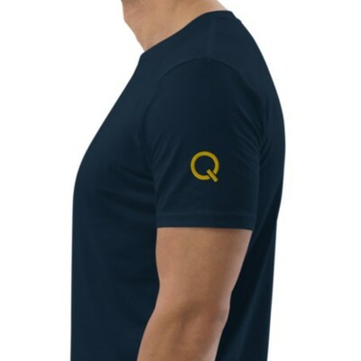 Blue cotton t-shirt yq