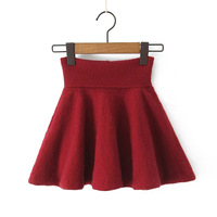 Bowknot round neck knitted sleeveless vest cuffed low waist anti-exposure pleated skirt suit - Thumbnail 1