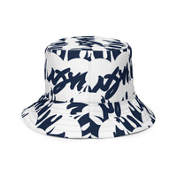 Nyvi Love Blue and White Bucket Hat copy - Thumbnail 5