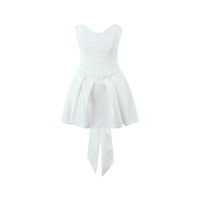Strapless tube top mini skirt - Thumbnail 2