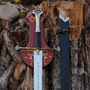Anduril Viking Sword Stainless Steel Replica, Handmade Aragorn Sword, Medieval Steel Weapon, Fantasy Sword Collectible, Viking Longsword.-1
