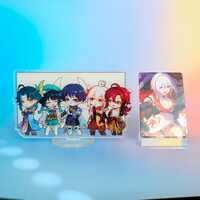 Genshin Impact - Anemo Family Portrait - 5.5x3.5in - Ultra-heavy duty 5mm acrylic print - Feat. Venti, Heizou, Kazuha, Wanderer, Xiao! - Thumbnail 2