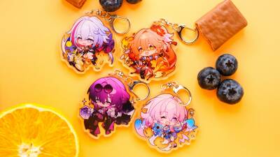 Honkai: Star Rail Character Keychains - Perfect Gift for HSR Fans - Ultra High Quality