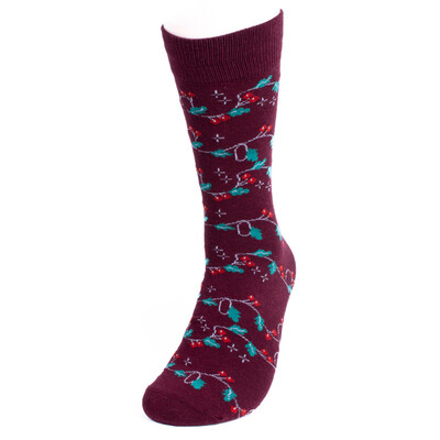 Under the mistletoe socks fun socks men's festivity novelty socks red and fun colors christmas theme socks gifts holiday season socks