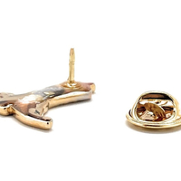 Cowboy Boot Pin Gold Enamel Pin Old West Western Lapel Pin Outlaws Tie Tack Pin - Thumbnail 2
