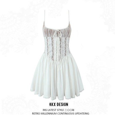 Lace suspender skirt tutu skirt
