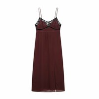 Fashionable lace trim lingerie dress - Thumbnail 2