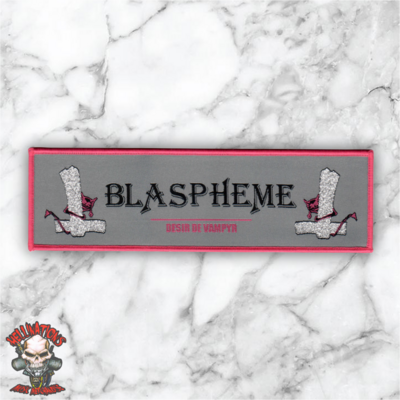 BlasphÈme stripe woven patches