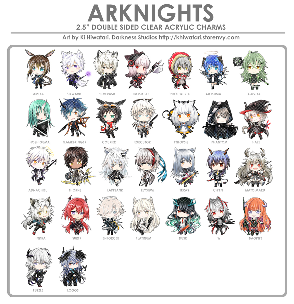 Arknights Keychain Arknights Key Charm Arknights Charms