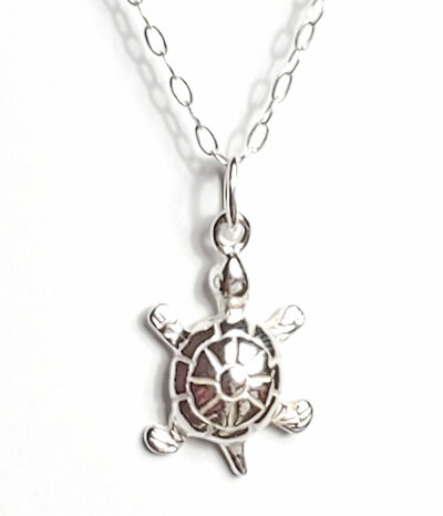Sterling Silver Turtle Necklace