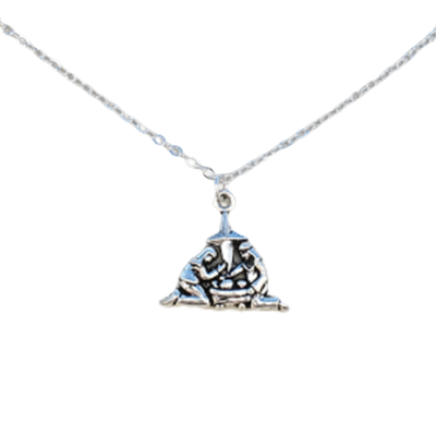 Christian christmas manger necklace