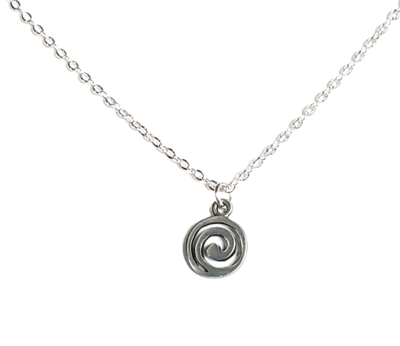 Spiral Necklace with Adjustable Chain