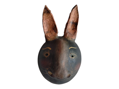 Mexican coconut mask. Collectibles. Home decoration. Wall decoration. Interior decoration. Mexican mask. Mexican craft. Mexican Folk Art.