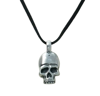 Metal Skull Pendant Necklace