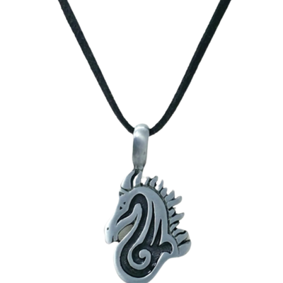 Horse stallion head's pendant necklace