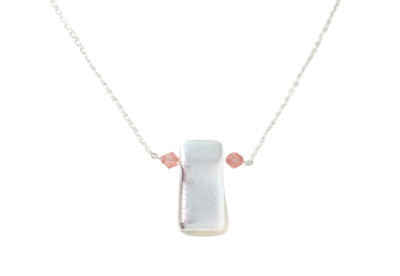 Children's Dichroic Glass and Swarovski Crystal Necklace