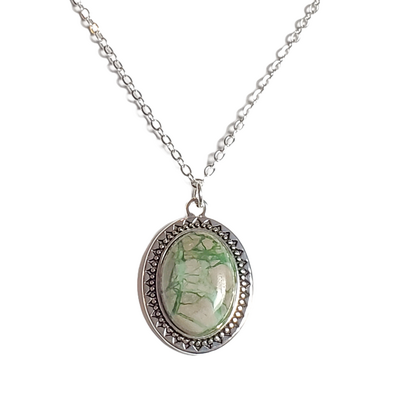 Variscite pendant necklace