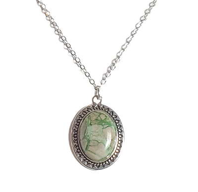 Variscite pendant necklace