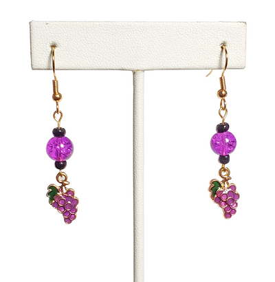 Bunch of Grapes Dangle Earrings