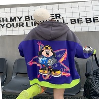 Spring and autumn new loose casual hooded sweatshirt for women - Thumbnail 3