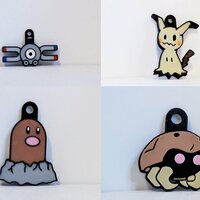 Mini Pocket Monster Keychains - Thumbnail 7