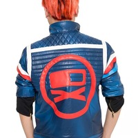 Blue Rebellion: My Chemical Romance Party Poison Jacket Costume, Inspired by the Band's Signature Style - Thumbnail 1