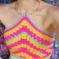 The triangle stripes top - Thumbnail 1
